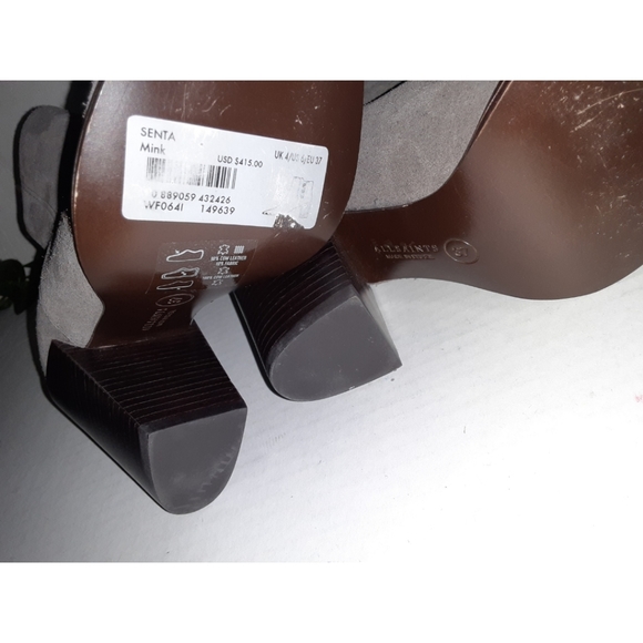 All Saints Senta Chelsea Suede Mink Gray Bootie - Picture 15 of 16